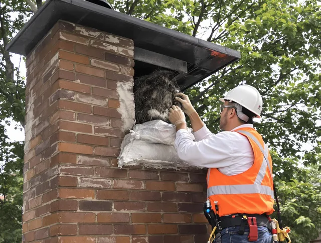Humane removal of debris and animals by Pembroke Chimney Sweep in Pembroke, MA