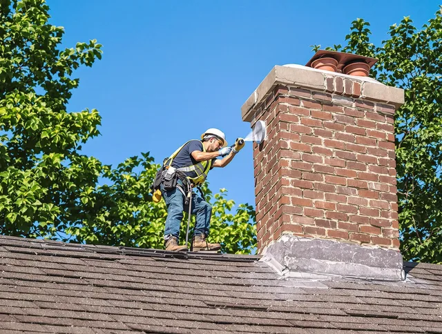 Pembroke Chimney Sweep performing an inspection with advanced tools in Pembroke, MA