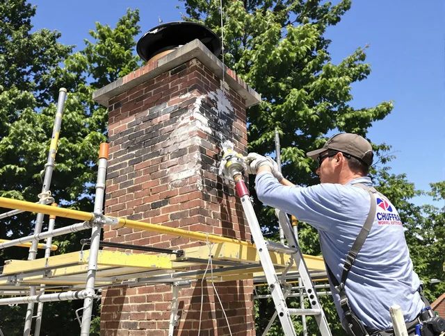 Structural chimney repair by Pembroke Chimney Sweep in Pembroke, MA