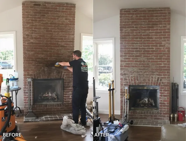 Finished chimney sweeping service by Pembroke Chimney Sweep in Pembroke, MA