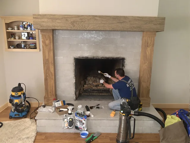 Detailed creosote removal process by Pembroke Chimney Sweep in Pembroke, MA